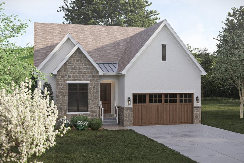 House Plan Design - Exterior - Other Elevation 1 for Cottage House Plan #455-783 - 3 bed, 3 bath