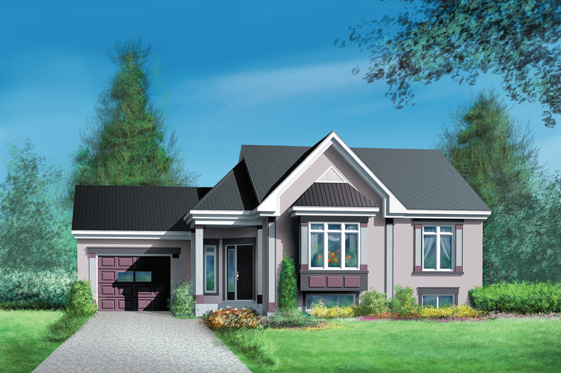 Architectural House Design - Traditional Exterior - Front Elevation Plan #25-169