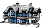 Traditional Style House Plan - 4 Beds 5 Baths 4551 Sq/Ft Plan #921-5 