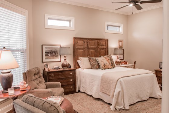 Interior - Master Bedroom for European House Plan #430-168 - 3 bed, 2 bath