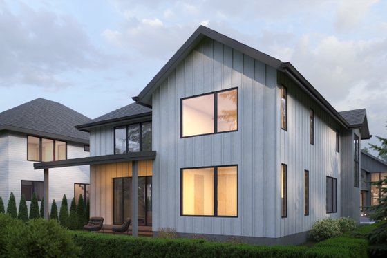 Exterior - Other Elevation 2 for Modern House Plan #1066-203 - 4 bed, 3.5 bath