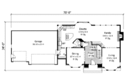 European Style House Plan - 3 Beds 2.5 Baths 2428 Sq/Ft Plan #51-121 