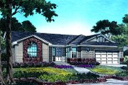 Ranch Style House Plan - 3 Beds 2 Baths 1300 Sq/Ft Plan #417-113 