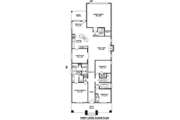 Bungalow Style House Plan - 3 Beds 3 Baths 2923 Sq/Ft Plan #81-1121 