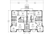 European Style House Plan - 20 Beds 8 Baths 9856 Sq/Ft Plan #25-306 