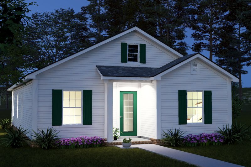 Architectural House Design - Exterior - Other Elevation 3 for Cottage House Plan #513-2465 - 4 bed, 3 bath