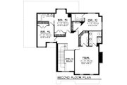 Traditional Style House Plan - 4 Beds 3.5 Baths 2439 Sq/Ft Plan #70-1199 