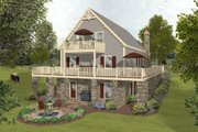 Cottage Style House Plan - 3 Beds 2 Baths 1592 Sq/Ft Plan #56-625 