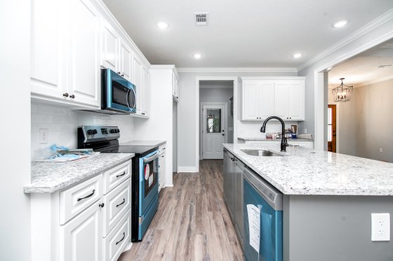 Interior - Kitchen 1 for Ranch House Plan #430-93 - 4 bed, 2 bath