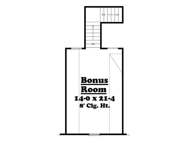 Home Plan - Optional Bonus Level