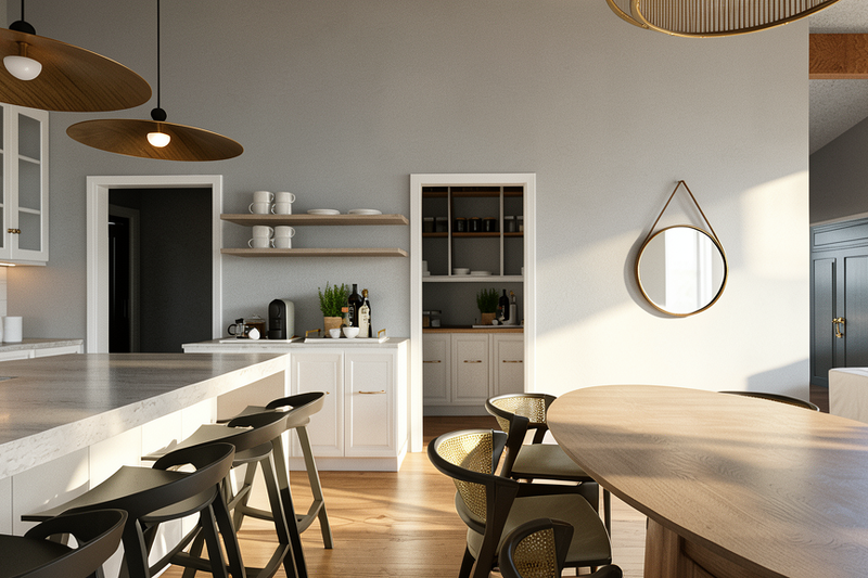 Architectural House Design - Interior - Dining Room 1 for Contemporary House Plan #1064-504 - 3 bed, 2 bath