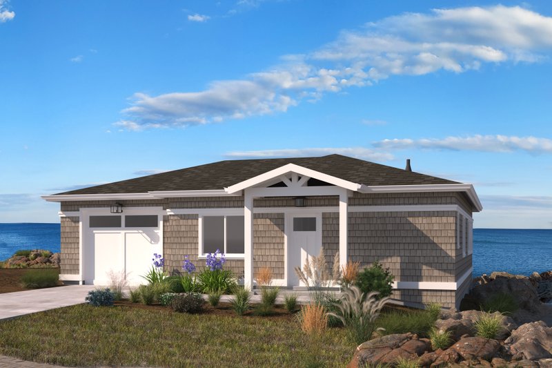 Dream House Plan - Craftsman Exterior - Front Elevation Plan #895-140