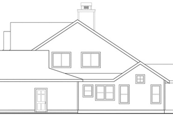 Exterior - Other Elevation 1 for Craftsman House Plan #124-845 - 4 bed, 3.5 bath