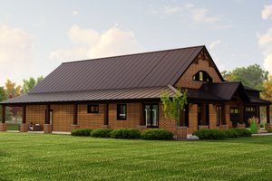 Exterior - Other Elevation 2 for Country House Plan #1064-253 - 4 bed, 3.5 bath