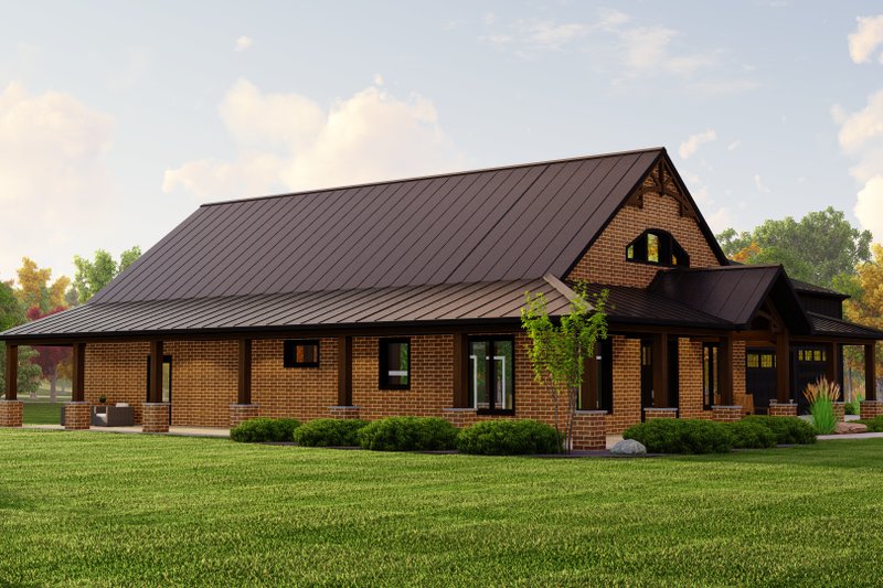 House Blueprint - Exterior - Other Elevation 2 for Country House Plan #1064-253 - 4 bed, 3.5 bath