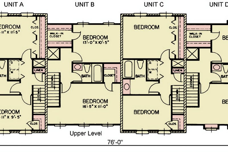 House Blueprint - Exterior - Front Elevation 8 for Modern House Plan #54-646 - 8 bed, 4 bath