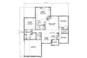 Contemporary Style House Plan - 3 Beds 2 Baths 2133 Sq/Ft Plan #17-149 