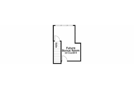 Floor Plan - Other Floor for Southern House Plan #406-143 - 3 bed, 2.5 bath