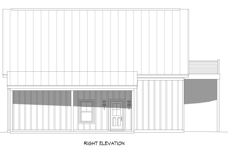 House Blueprint - Exterior - Other Elevation 1 for Southern House Plan #932-848 - 1 bed, 1.5 bath