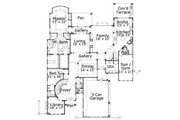 European Style House Plan - 4 Beds 4.5 Baths 6263 Sq/Ft Plan #411-843 