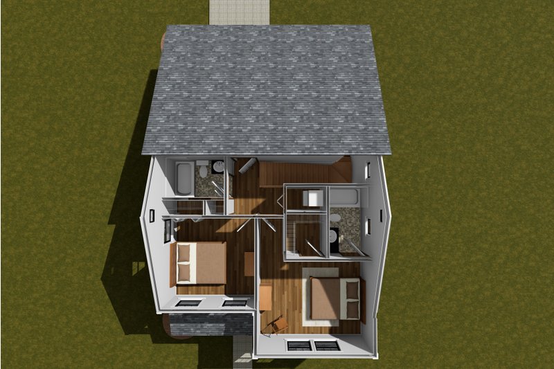 House Plan Design - Floor Plan - Upper Floor for Cottage House Plan #513-2304 - 3 bed, 3 bath