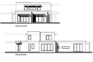 Exterior - Other Elevation 1 for Modern House Plan #496-25 - 4 bed, 2.5 bath