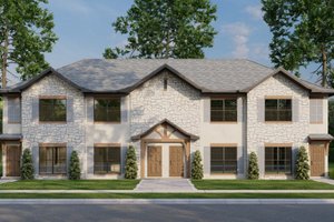 Country Exterior - Front Elevation Plan #17-3421