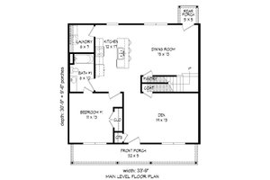 Floor Plan - Main Floor for Traditional House Plan #932-164 - 5 bed, 5 bath