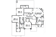 European Style House Plan - 4 Beds 4.5 Baths 3616 Sq/Ft Plan #67-608 