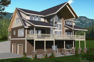 Home Plan - Exterior - Front Elevation for Craftsman House Plan #117-1049 - 3 bed, 3.5 bath