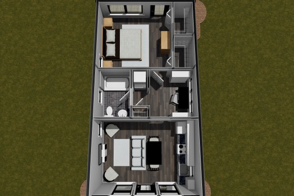 Modern Floor Plan - Main Floor Plan #513-2283