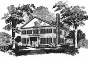 Colonial Style House Plan - 4 Beds 3.5 Baths 2834 Sq/Ft Plan #72-370 