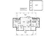 Farmhouse Style House Plan - 3 Beds 2 Baths 1608 Sq/Ft Plan #45-597 