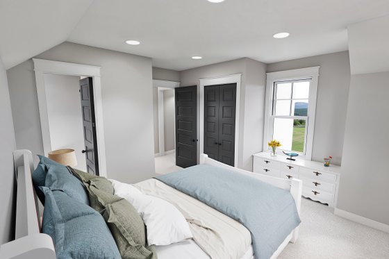 Interior - Bedroom 3 for Farmhouse House Plan #51-1269 - 3 bed, 3.5 bath