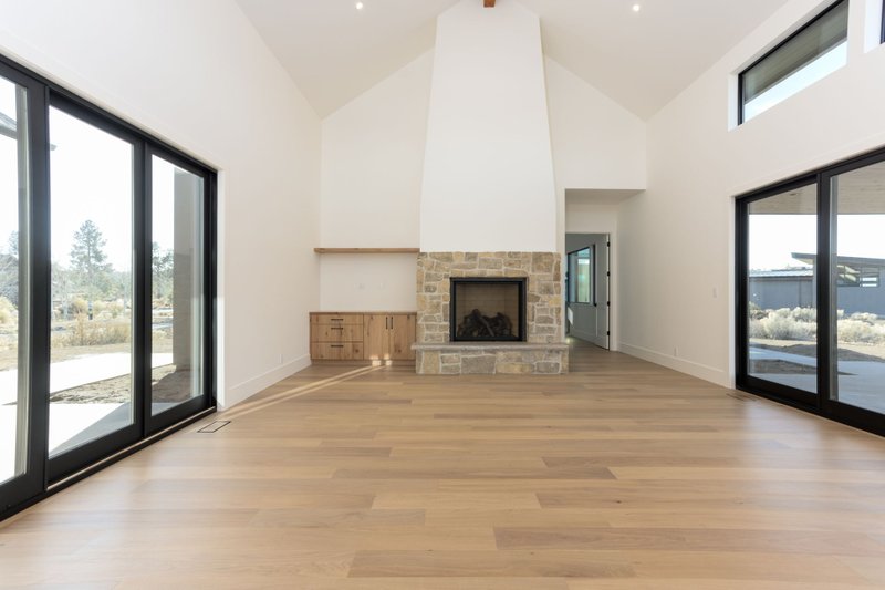 House Blueprint - Interior - Family Room 4 for Contemporary House Plan #892-44 - 3 bed, 3.5 bath