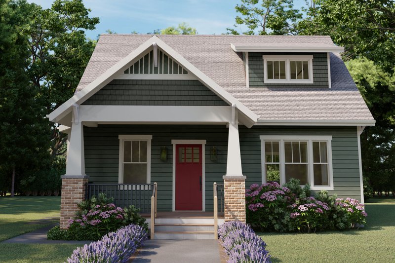 Home Plan - Craftsman Exterior - Front Elevation Plan #461-50