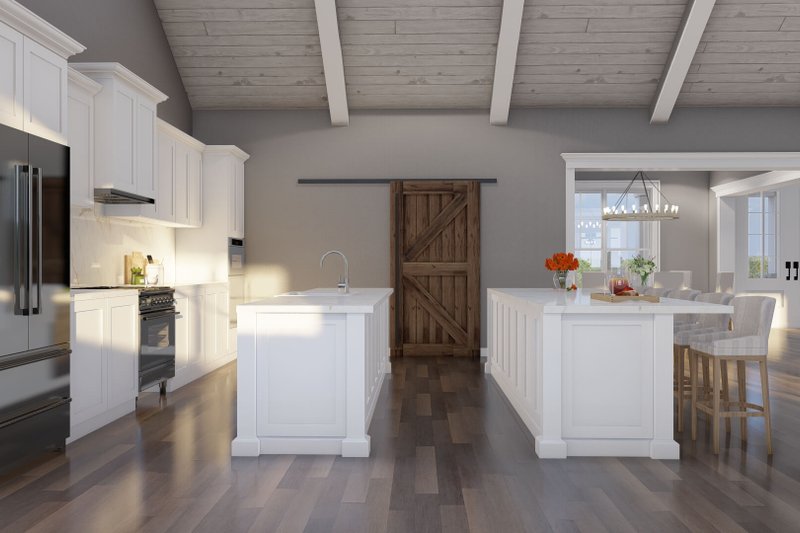 House Design - Interior - Kitchen for Farmhouse House Plan #923-382 - 3 bed, 2.5 bath