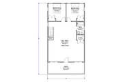 Country Style House Plan - 3 Beds 2.5 Baths 1969 Sq/Ft Plan #1116-25 Floor 
