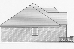 Exterior - Other Elevation for European House Plan #46-509 - 3 bed, 2 bath