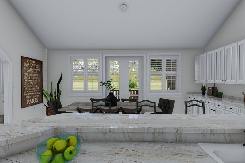 Dream House Plan - Traditional Interior - Kitchen Plan #1060-61