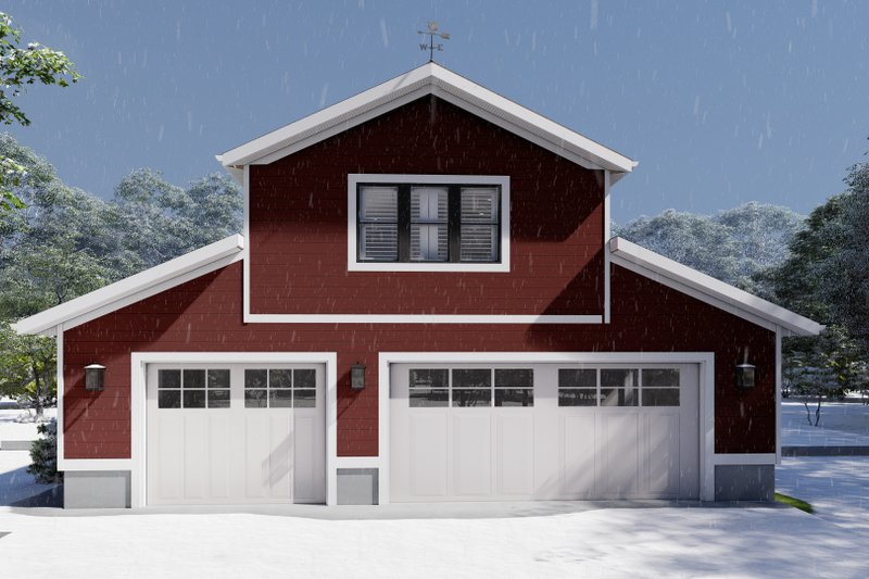 House Blueprint - Farmhouse Exterior - Front Elevation Plan #1060-82