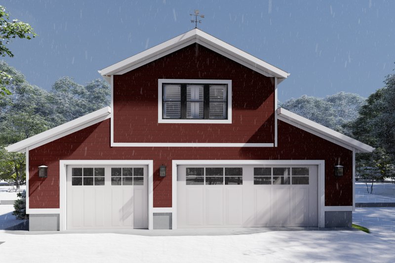 Dream House Plan - Barndominium Exterior - Front Elevation Plan #1060-82