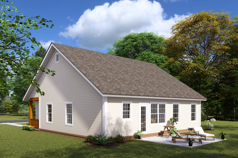 Home Plan - Exterior - Other Elevation 1 for Traditional House Plan #513-10 - 3 bed, 2 bath