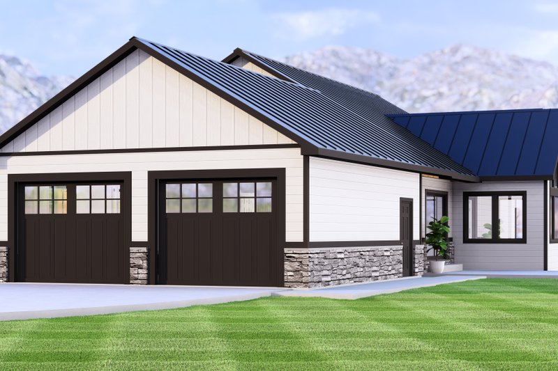 House Blueprint - Exterior - Other Elevation 2 for Country House Plan #1064-363 - 1 bed, 1.5 bath
