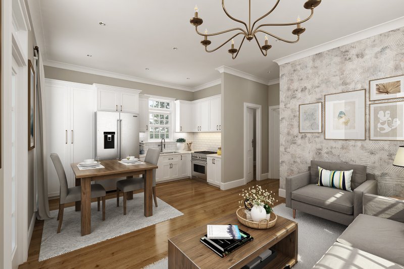 Architectural House Design - Interior - Kitchen for Cottage House Plan #45-624 - 1 bed, 1 bath