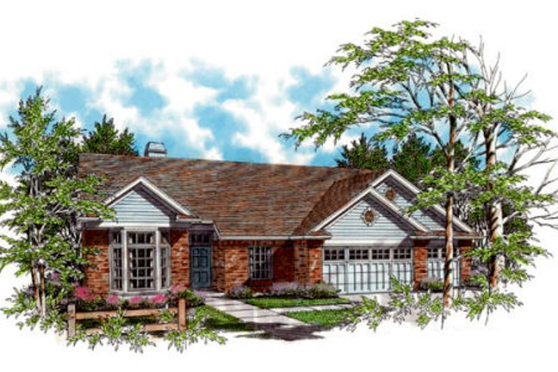 Home Plan - Ranch Exterior - Front Elevation Plan #48-271