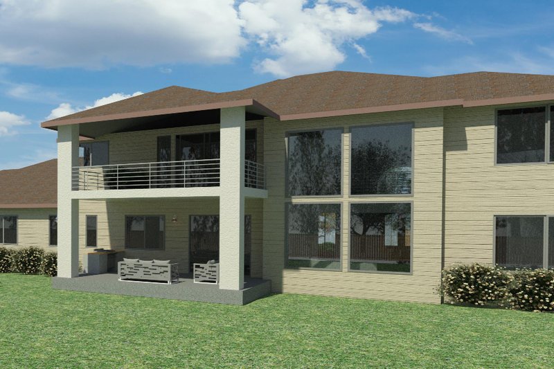 House Blueprint - Exterior - Other Elevation 1 for Mediterranean House Plan #1066-111 - 7 bed, 6.5 bath
