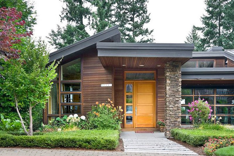 Dream House Plan - Exterior - Front Elevation 4 for Modern House Plan #48-457 - 4 bed, 3.5 bath