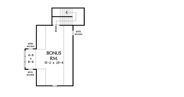 Home Plan - Craftsman Floor Plan - Upper Floor Plan #929-1057