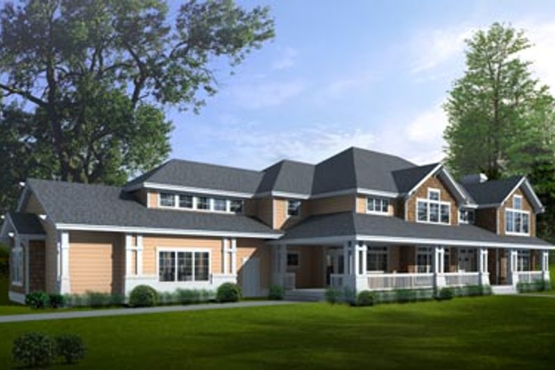 Dream House Plan - Traditional Exterior - Front Elevation Plan #100-425
